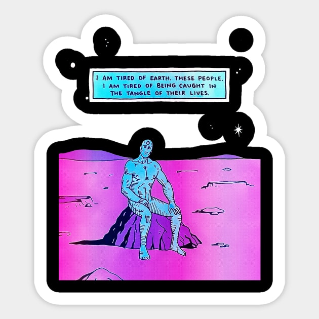 doctor manhattan Sticker by SATRIA BINTANG